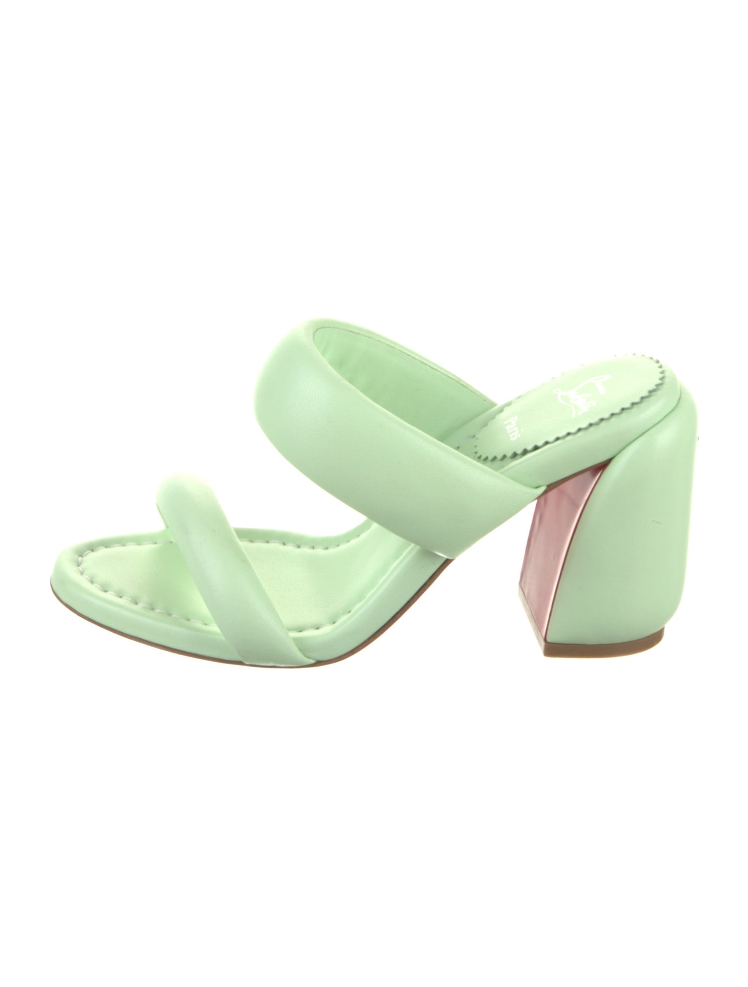 Christian Louboutin Leather Slides