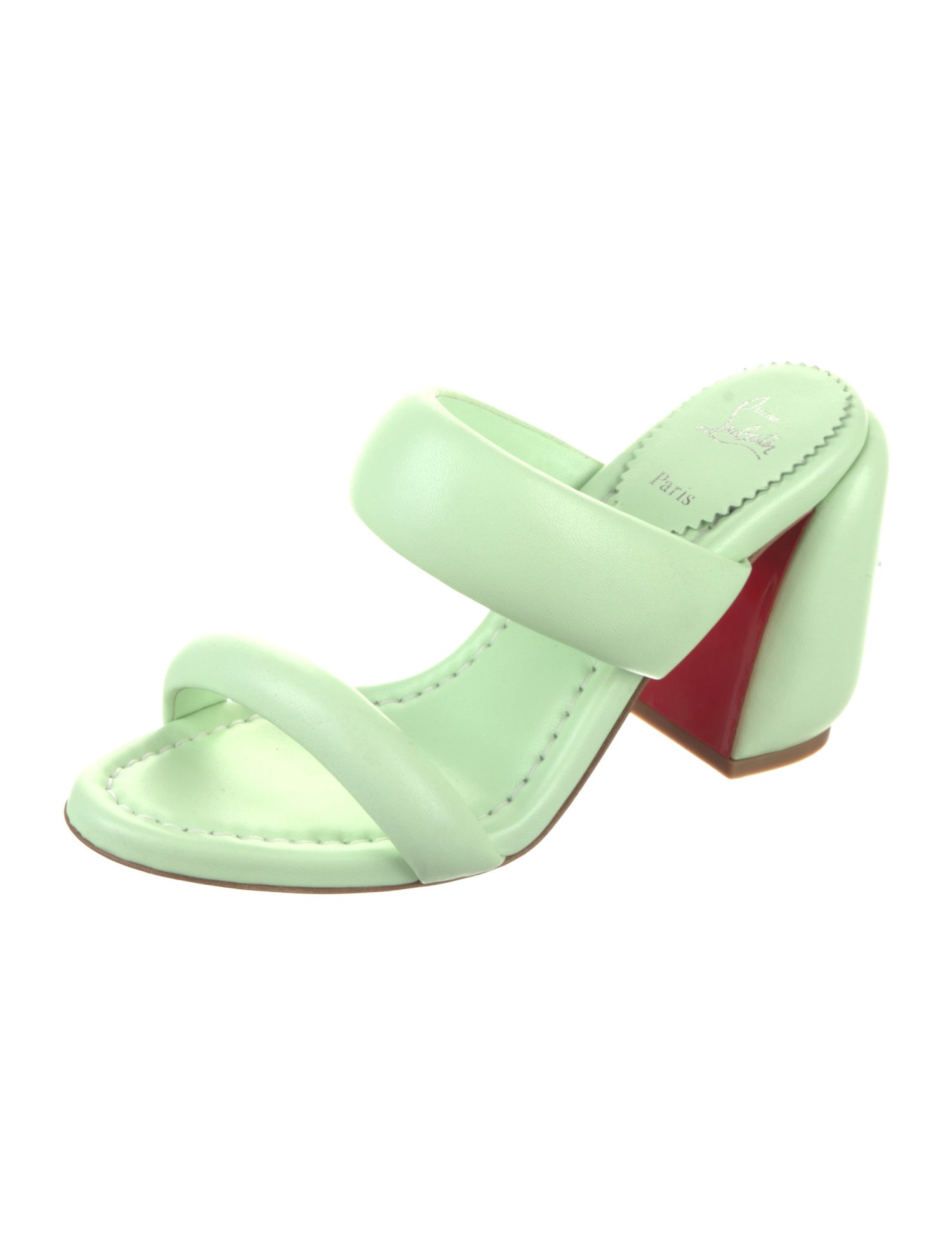 Christian Louboutin Leather Slides