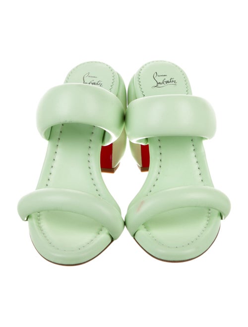 Christian Louboutin Leather Slides