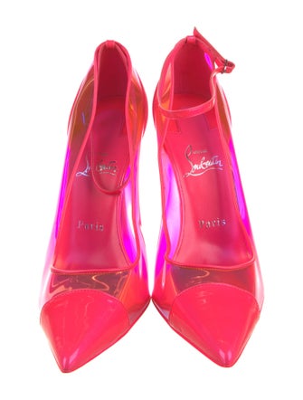 Christian Louboutin PVC Studded Accents Pumps