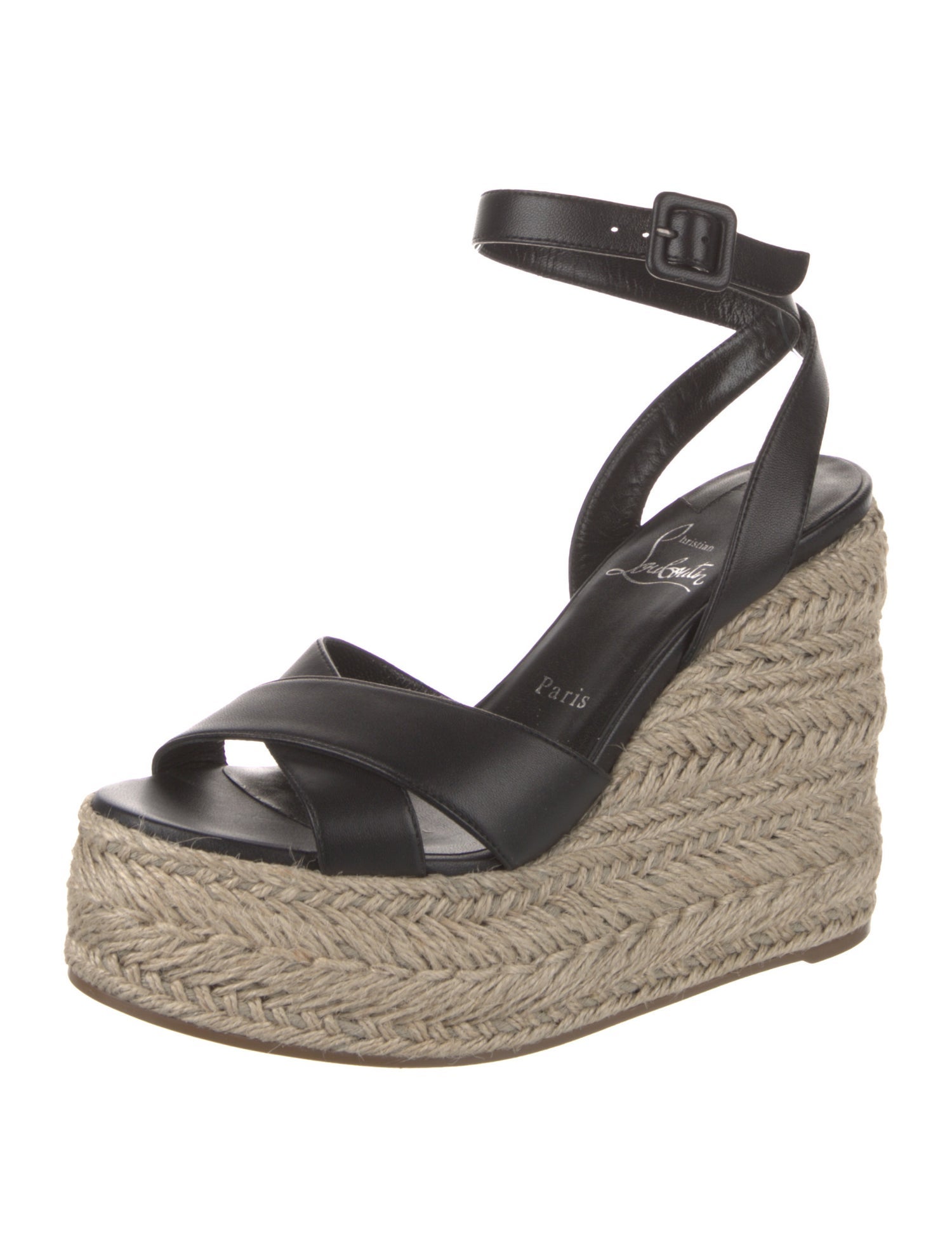 Christian Louboutin Leather Espadrilles