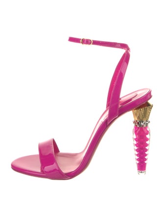 Christian Louboutin Patent Leather Sandals