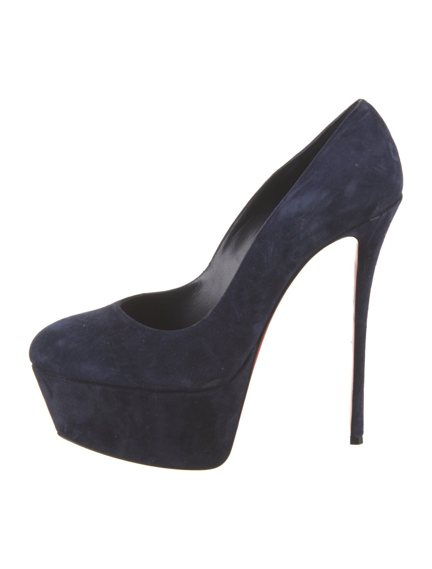 Christian Louboutin Suede Slingback Sandals