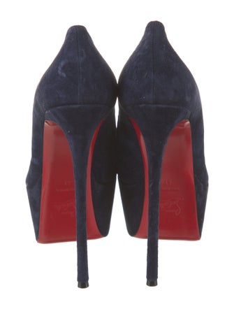 Christian Louboutin Suede Slingback Sandals