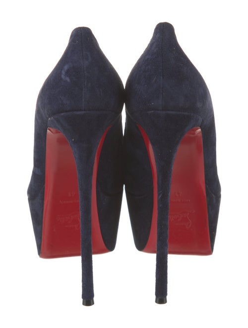 Christian Louboutin Suede Slingback Sandals