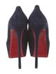 Christian Louboutin Suede Slingback Sandals
