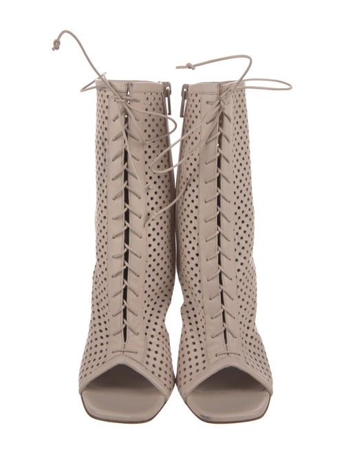 Christian Louboutin Leather Lace-Up Boots