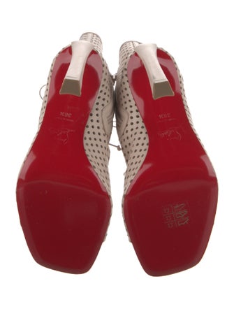 Christian Louboutin Leather Lace-Up Boots