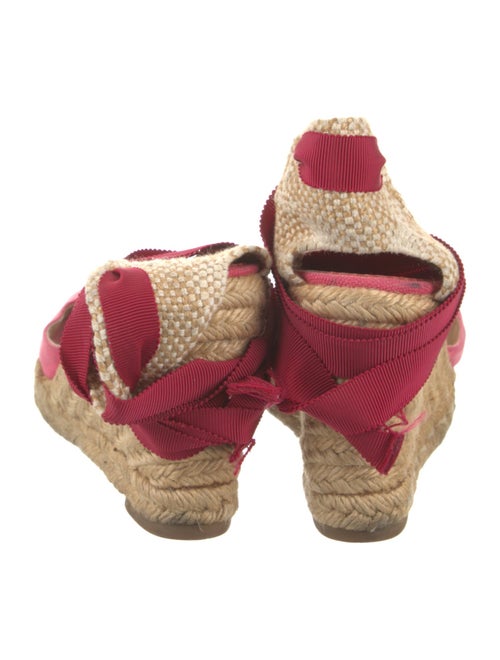 Christian Louboutin Canvas D'Orsay Pumps