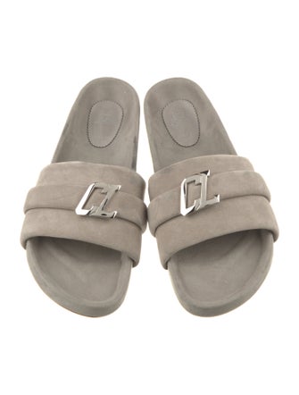 Christian Louboutin Suede Slides