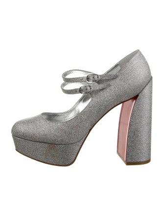 Christian Louboutin Glitter Pumps