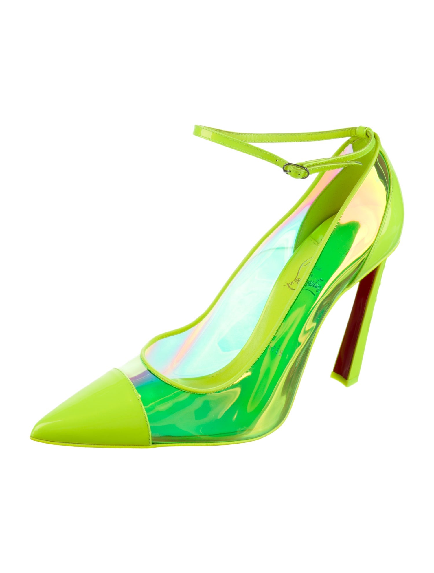 Christian Louboutin PVC Studded Accents Pumps