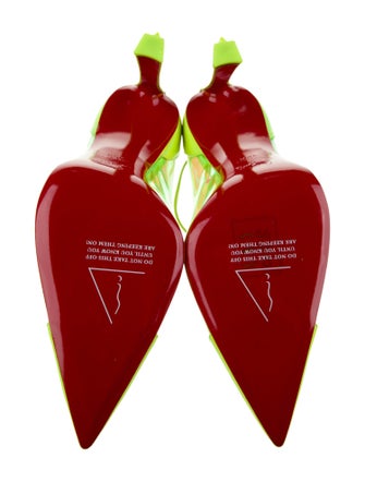 Christian Louboutin PVC Studded Accents Pumps