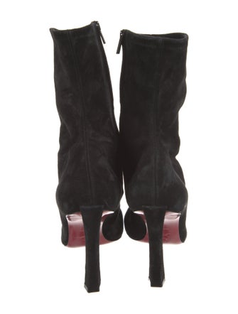 Christian Louboutin Suede Sock Boots