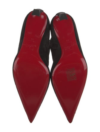 Christian Louboutin Suede Sock Boots
