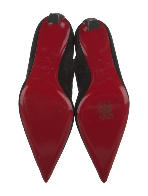 Christian Louboutin Suede Sock Boots