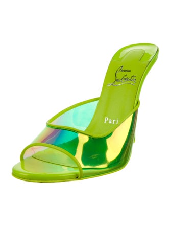 Christian Louboutin Patent Leather Slides