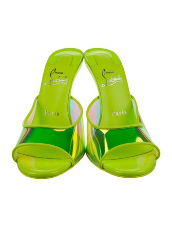 Christian Louboutin Patent Leather Slides