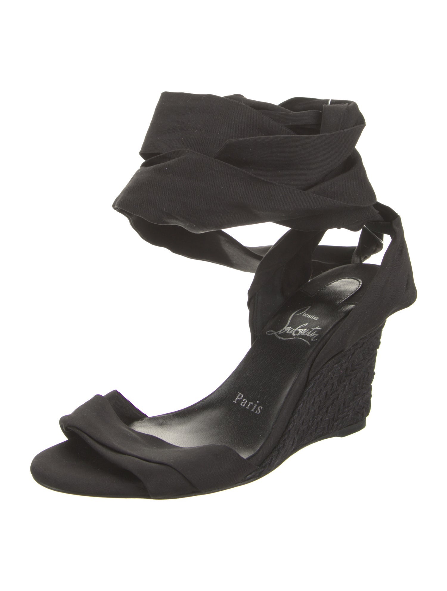 Christian Louboutin Pleated Accents Espadrilles