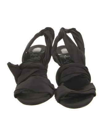 Christian Louboutin Pleated Accents Espadrilles