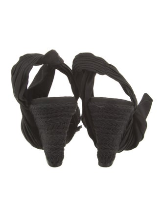 Christian Louboutin Pleated Accents Espadrilles