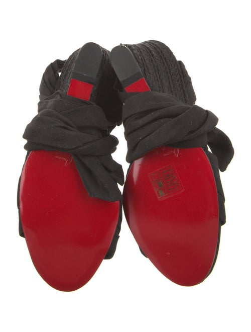 Christian Louboutin Pleated Accents Espadrilles