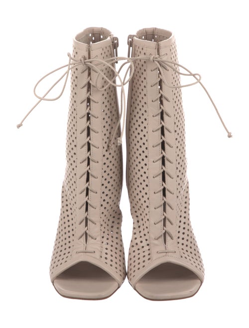Christian Louboutin Leather Lace-Up Boots