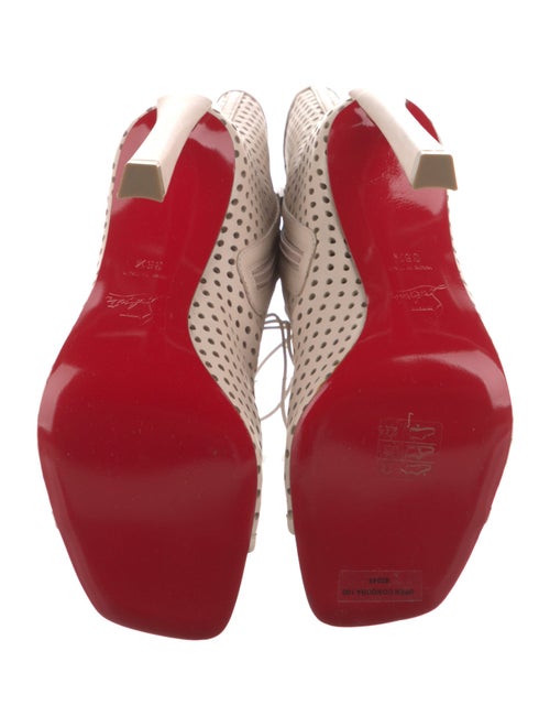 Christian Louboutin Leather Lace-Up Boots