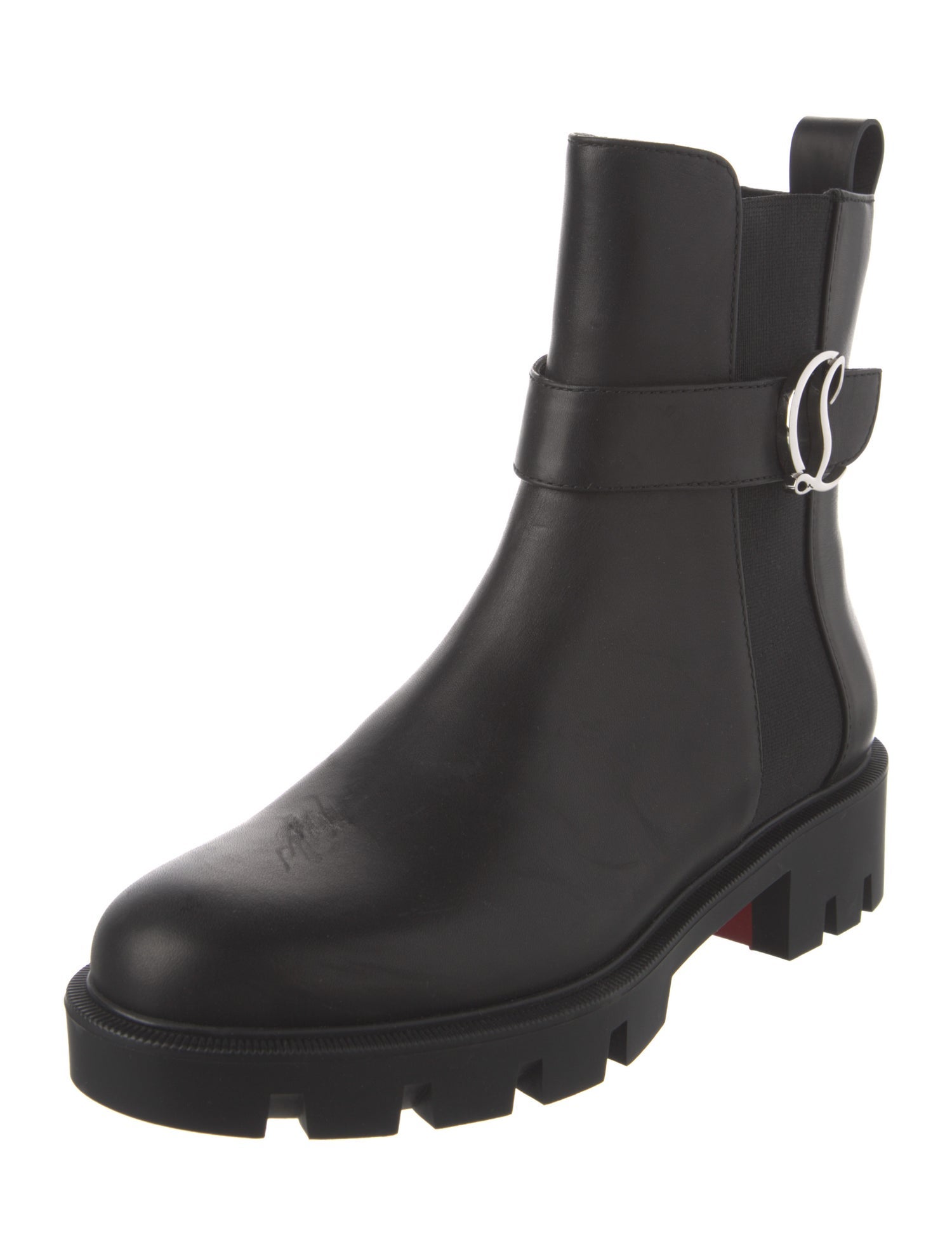 Christian Louboutin Leather Chelsea Boots