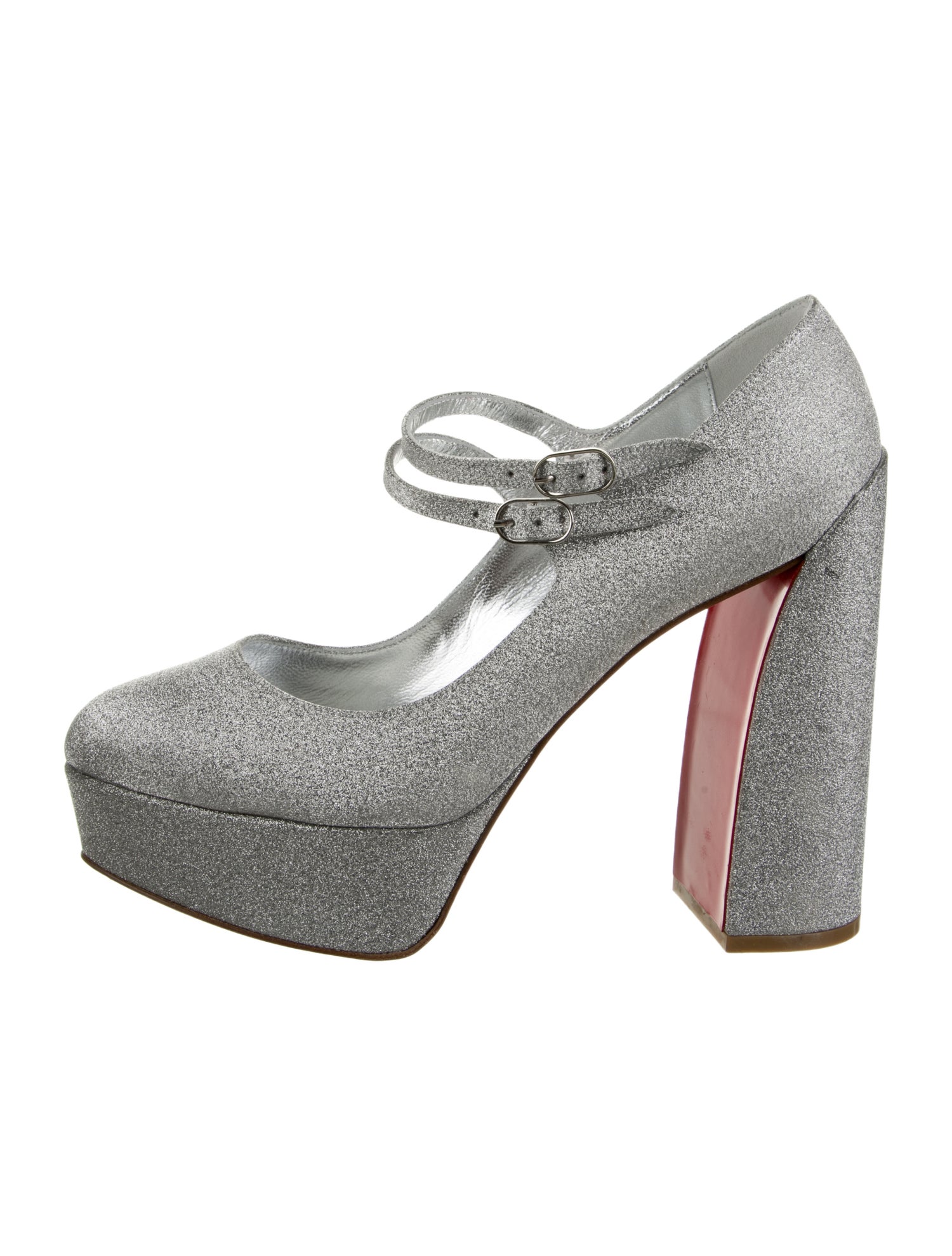 Christian Louboutin Glitter Glitter Accents Pumps