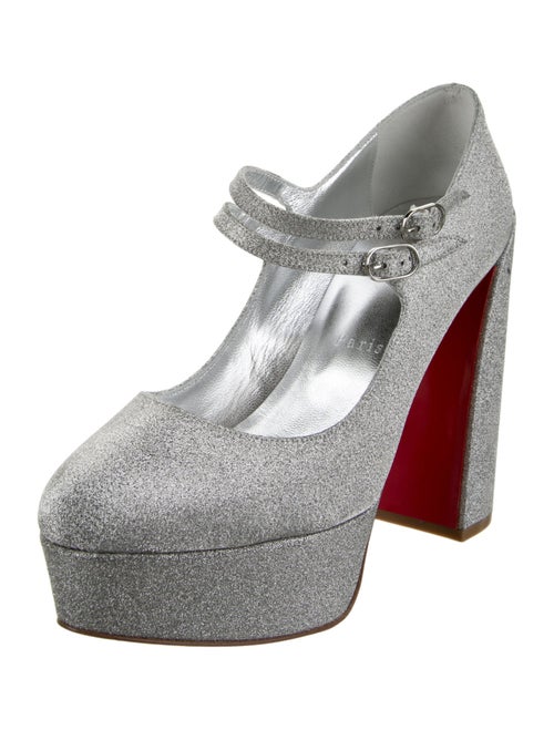 Christian Louboutin Glitter Glitter Accents Pumps