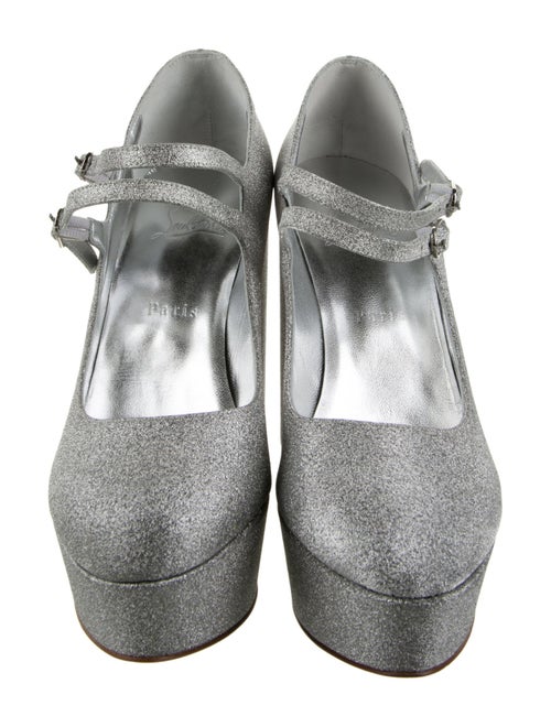 Christian Louboutin Glitter Glitter Accents Pumps