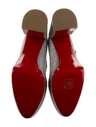 Christian Louboutin Glitter Glitter Accents Pumps