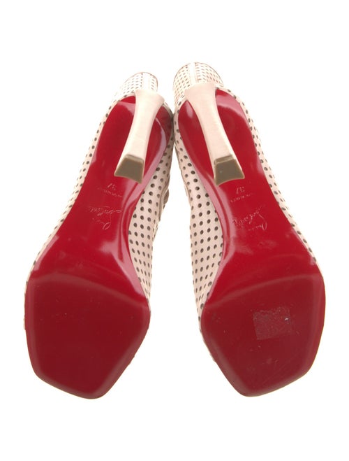 Christian Louboutin Leather Lasercut Accents Lace-Up Boots