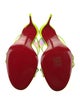 Christian Louboutin PVC Printed Slides