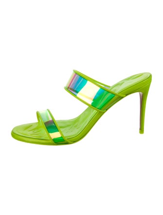 Christian Louboutin Patent Leather Slides