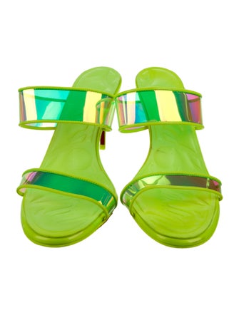 Christian Louboutin Patent Leather Slides