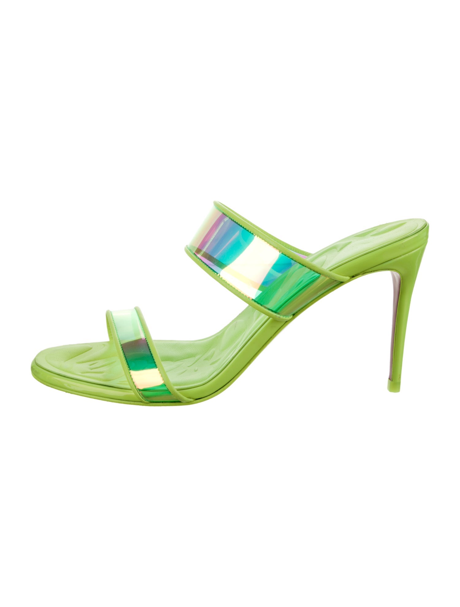 Christian Louboutin Patent Leather Slides