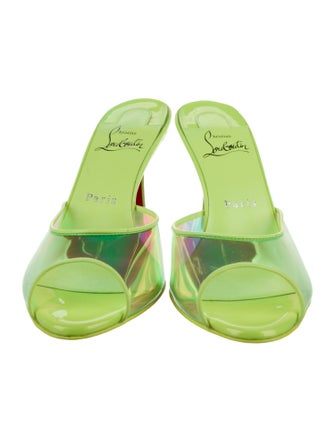 Christian Louboutin Patent Leather Slides