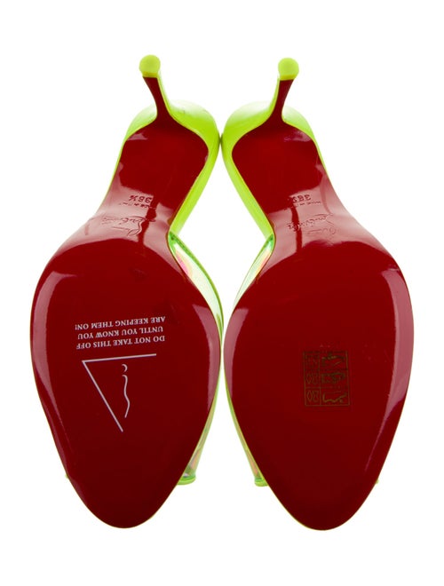 Christian Louboutin Patent Leather Slides