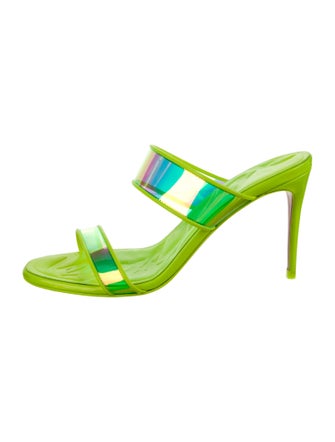 Christian Louboutin Patent Leather Slides