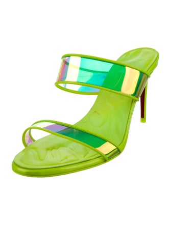 Christian Louboutin Patent Leather Slides