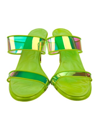 Christian Louboutin Patent Leather Slides