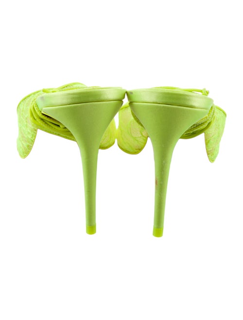 Christian Louboutin Lace Lace Pattern Slingback Pumps