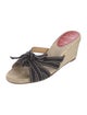 Christian Louboutin Suede Bow Accents Espadrilles