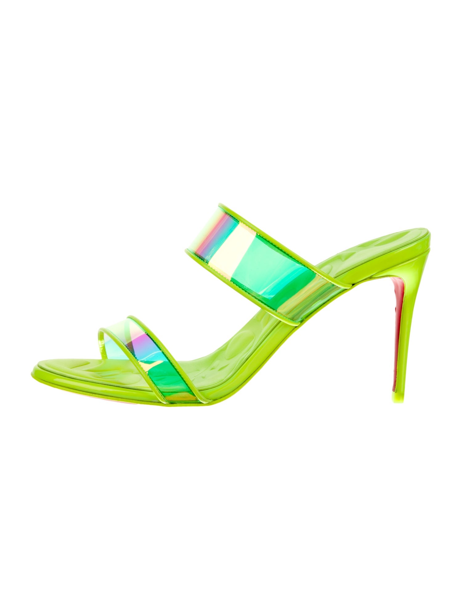 Christian Louboutin Patent Leather Slides