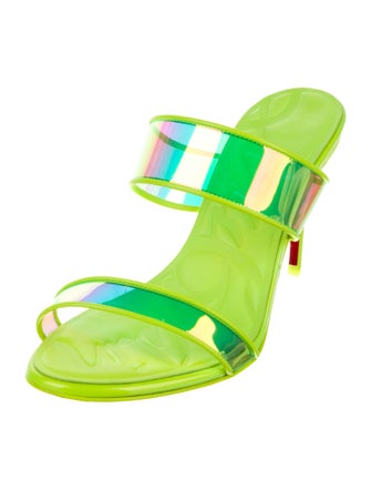 Christian Louboutin Patent Leather Slides