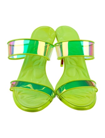 Christian Louboutin Patent Leather Slides