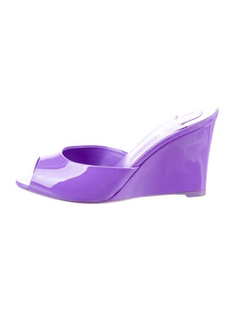 Christian Louboutin Patent Leather Slides