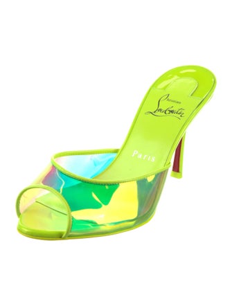Christian Louboutin Leather Slides
